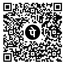 PhonePe UPI QR code for Gramin Vikas Samiti donations